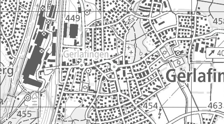 Kartenausschnitt: 4563 Gerlafingen