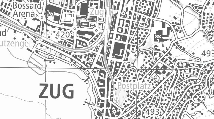 Kartenausschnitt: Baarerstrasse 11, 6300 Zug