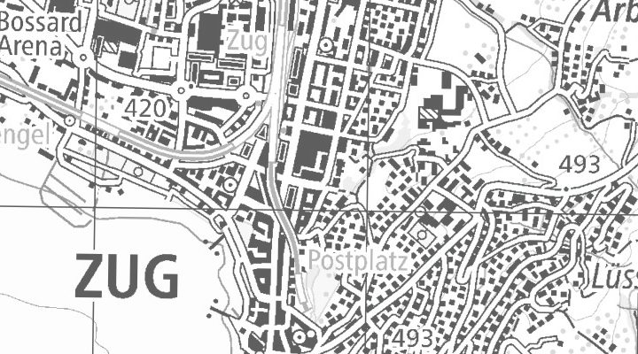 Kartenausschnitt: Gotthardstrasse 2, 6300 Zug