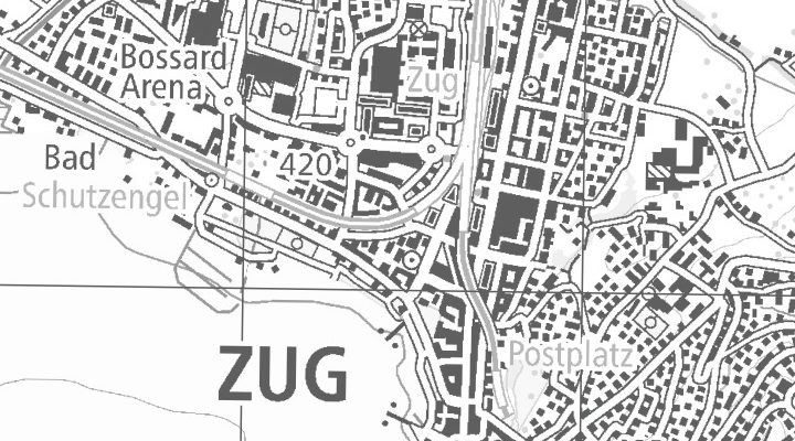 Kartenausschnitt: Zug
