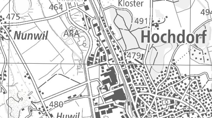 Kartenausschnitt: Ziegeleihof 7, 6280 Hochdorf