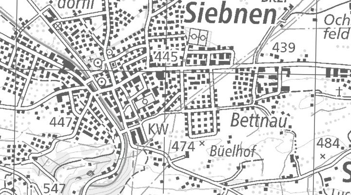 Kartenausschnitt: Glarnerstrasse 7, 8854 Siebnen