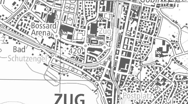 Kartenausschnitt: Grafenauweg 8, 6300 Zug