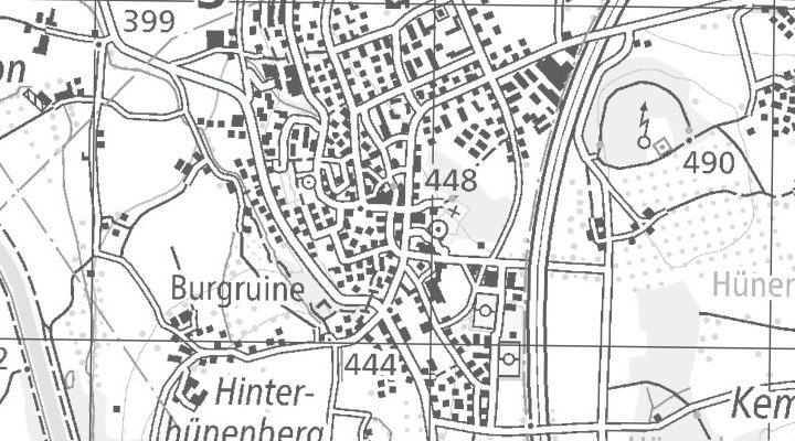 Kartenausschnitt: Chamerstrasse 11, 6331 Hünenberg