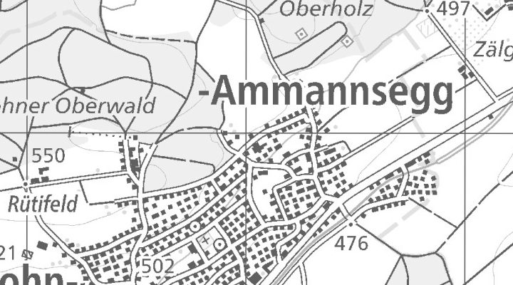 Kartenausschnitt: Sonnhaldenstrasse 4, 4573 Lohn-Ammannsegg