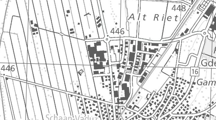 Kartenausschnitt: Bendererstrasse 21, 9494 Schaan