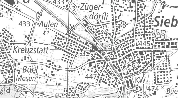 Kartenausschnitt: Zürcherstrasse 29c, 8854 Siebnen