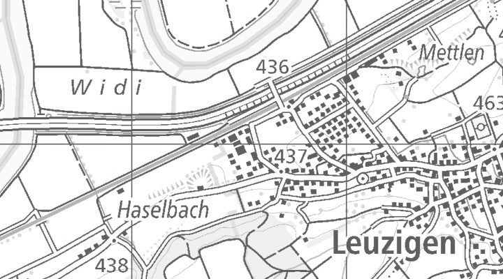Kartenausschnitt: Steinackerstrasse 13, 3297 Leuzigen