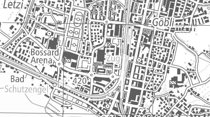 Kartenausschnitt: Zählerweg 5, 6300 Zug