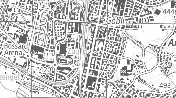 Kartenausschnitt: Innere Güterstrasse 2, 6300 Zug