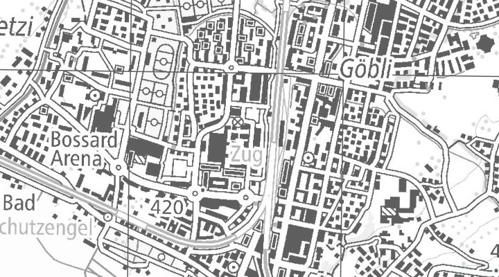 Kartenausschnitt: Dammstrasse 23, 6300 Zug
