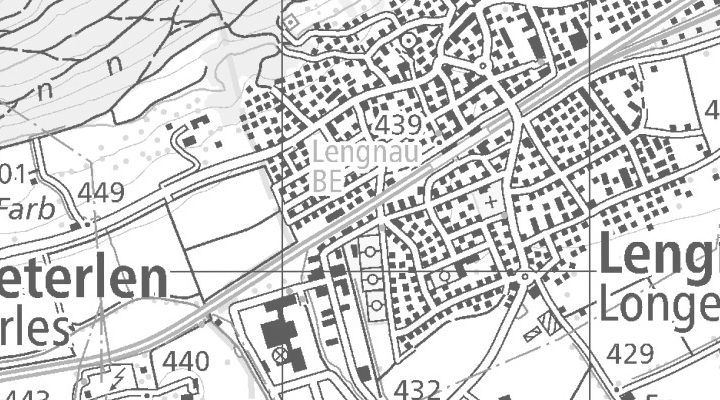 Kartenausschnitt: Weidenweg 2, 2543 Lengnau BE
