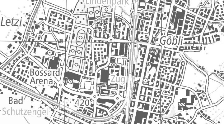 Kartenausschnitt: Zählerweg 11, 6300 Zug