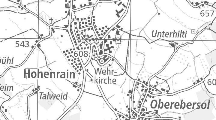 Kartenausschnitt: Dorfstrasse 19, 6276 Hohenrain