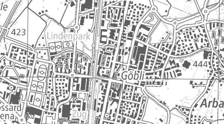 Kartenausschnitt: Baarerstrasse 135, 6300 Zug