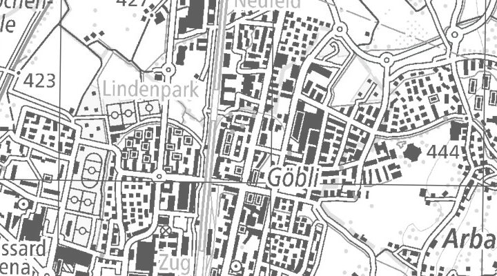 Kartenausschnitt: Baarerstrasse 139, 6300 Zug