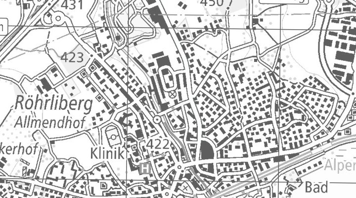 Kartenausschnitt: Brunnmatt 14, 6330 Cham