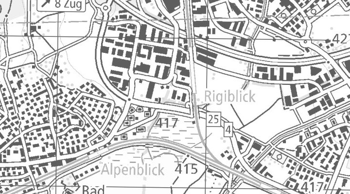Kartenausschnitt: Hinterbergstrasse 16, 6312 Steinhausen