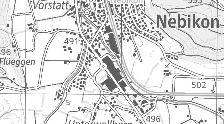 Kartenausschnitt: Vorstatt 45, 6244 Nebikon