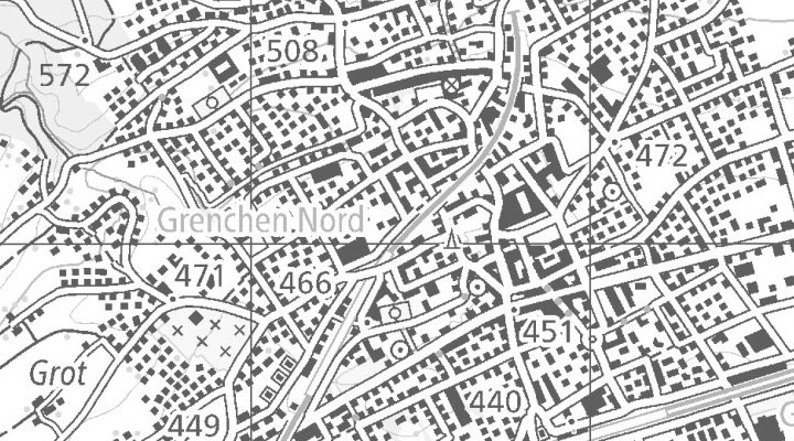 Kartenausschnitt: Dammstrasse 14, 2540 Grenchen