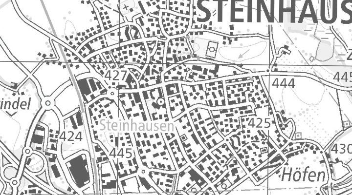 Kartenausschnitt: Steinhausen