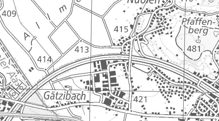 Kartenausschnitt: Leuholz 25, 8855 Wangen