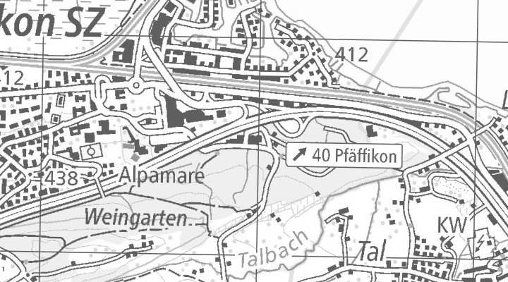 Kartenausschnitt: Talstrasse 35, 8808 Pfäffikon