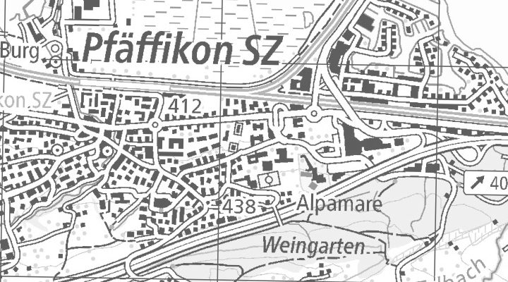 Kartenausschnitt: Schützenstrasse 6, 8808 Pfäffikon
