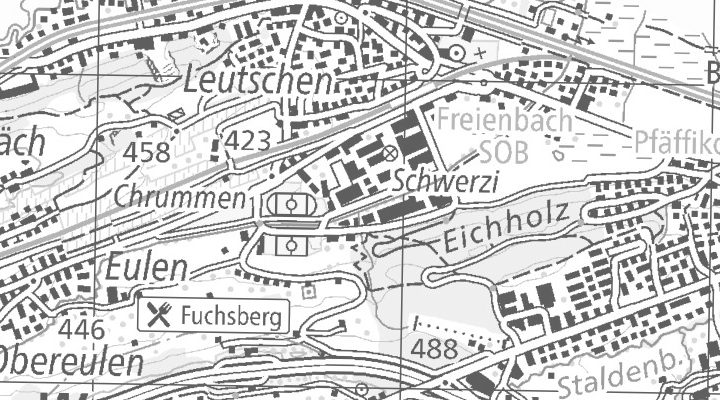 Kartenausschnitt: Schwerzistrasse 18, 8807 Freienbach