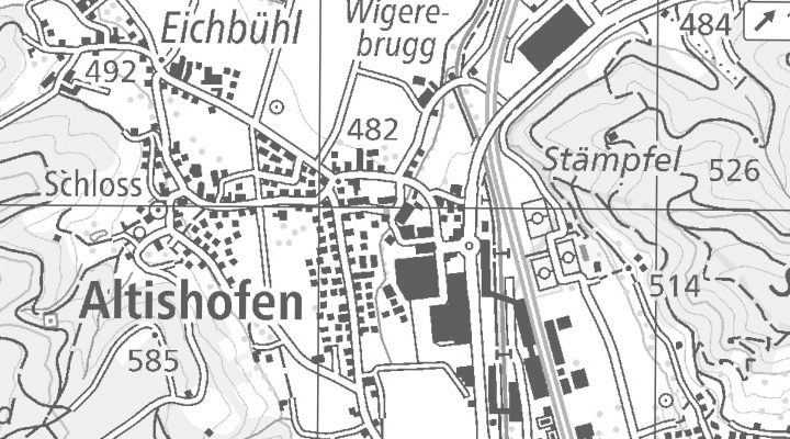 Kartenausschnitt: Unterdorf 18, 6246 Altishofen