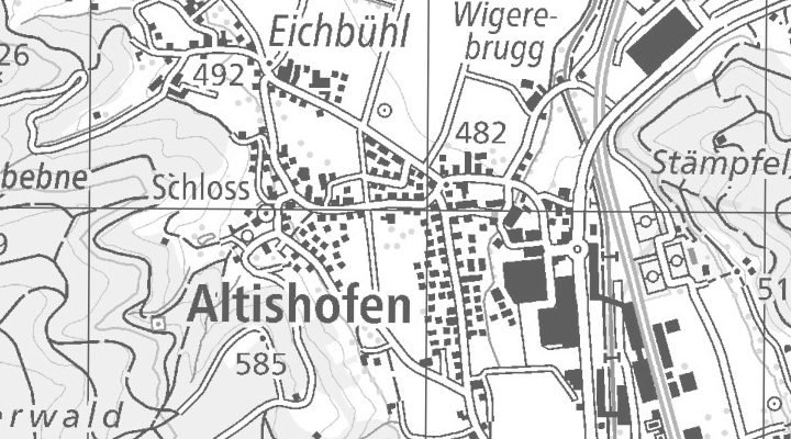 Kartenausschnitt: Kantonsstrasse 2, 6246 Altishofen