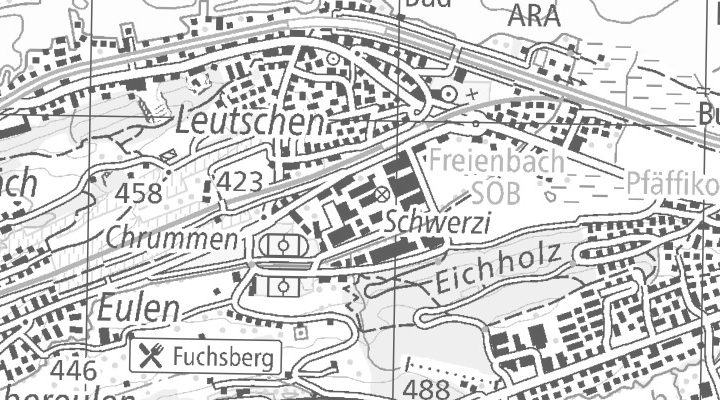 Kartenausschnitt: Wolleraustrasse 15H, 8807 Freienbach