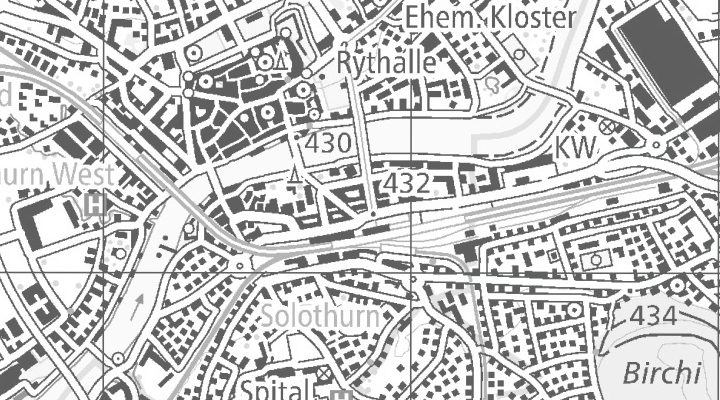 Kartenausschnitt: Niklaus-Konrad-Strasse 25/27, 4500 Solothurn