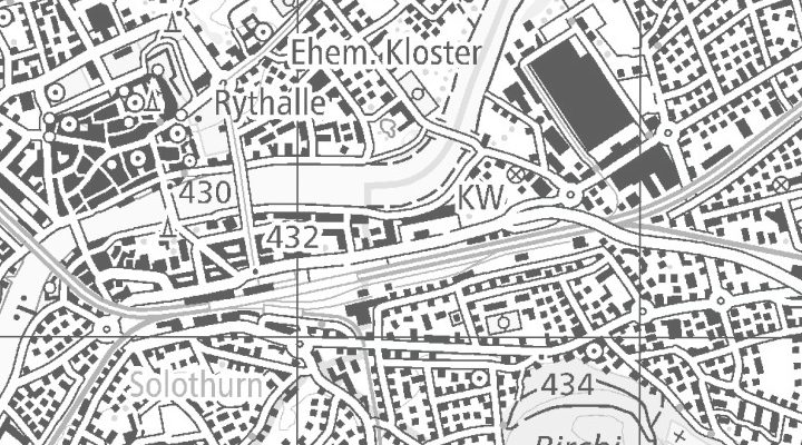 Kartenausschnitt: Luzernstrasse 21, 4528 Zuchwil