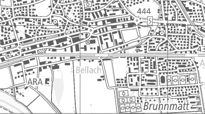 Kartenausschnitt: Allmendstrasse 17, 4512 Bellach