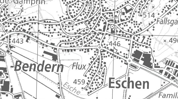 Kartenausschnitt: Essanestrasse 87, 9492 Eschen