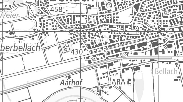 Kartenausschnitt: Gewerbestrasse 27, 4512 Bellach