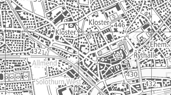 Kartenausschnitt: strasse, 4500 Solothurn