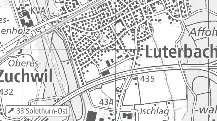 Kartenausschnitt: Industriestrasse 30, 4542 Luterbach
