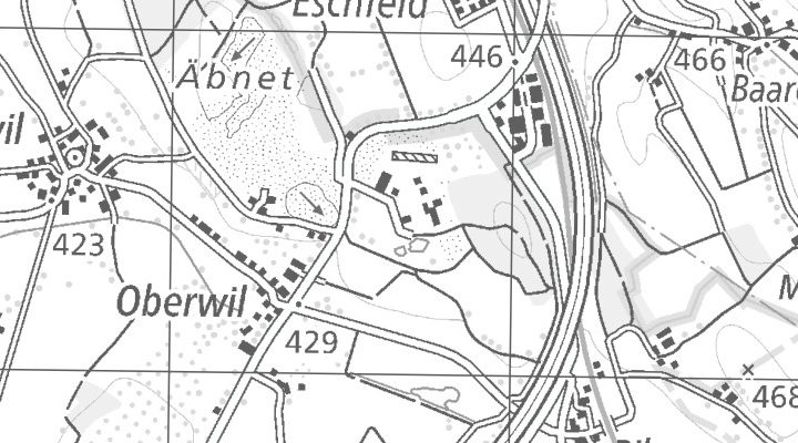Kartenausschnitt: Knonauerstrasse 400, 6330 Cham