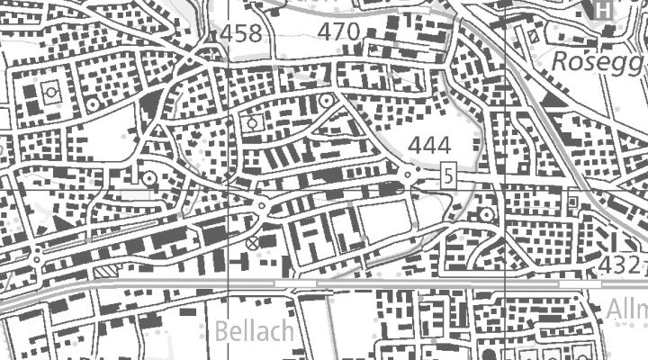 Kartenausschnitt: Römerstrasse 8, 4512 Bellach