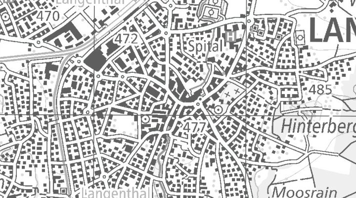 Kartenausschnitt: Marktgasse 14, 4900 Langenthal