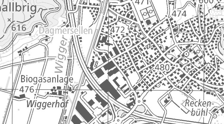 Kartenausschnitt: Werkstrasse 29, 6252 Dagmersellen