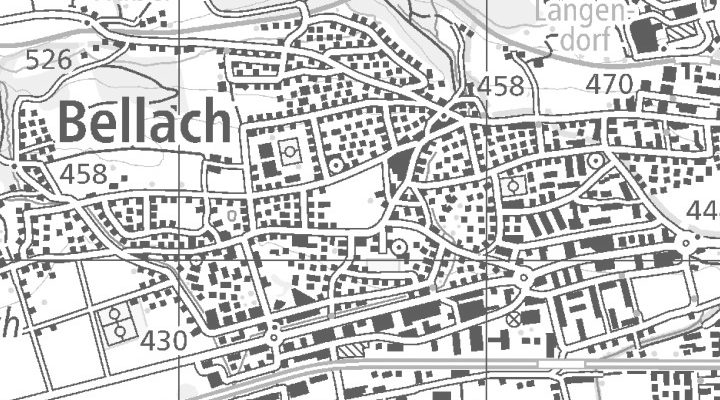 Kartenausschnitt: Bielstrasse, 7, 4512 Bellach