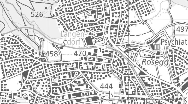 Kartenausschnitt: Industriestrasse 15, 4513 Langendorf