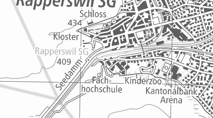Kartenausschnitt: Oberseestrasse 46, 8640 Rapperswil