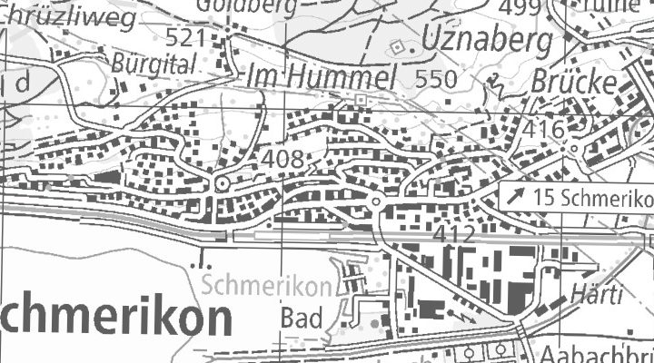 Kartenausschnitt: Allmeindstrasse 11, 8716 Schmerikon
