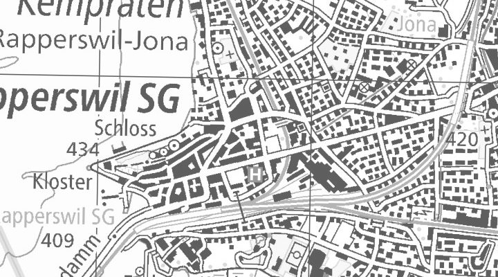 Kartenausschnitt: Glärnischstrasse 8, 8640 Rapperswil