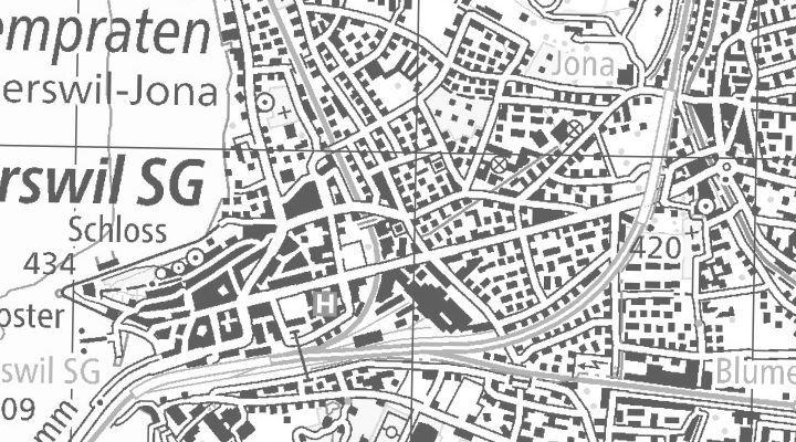 Kartenausschnitt: Alte Jonastrasse 24, 8640 Rapperswil