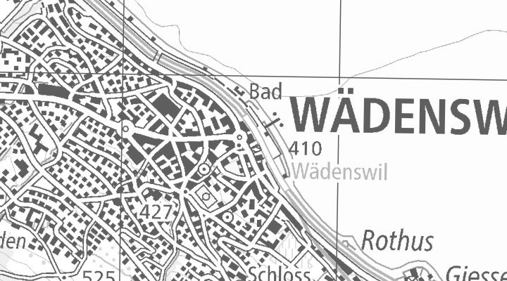 Kartenausschnitt: Bahnhofstrasse 9, 8820 Wädenswil
